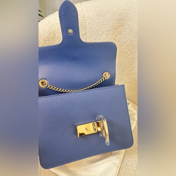 Gucci Blue interlocking Leather crossbody/Shoulder Bag - Picture 5 of 8